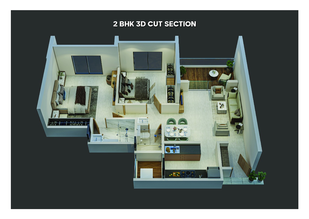 2 BHK Plan
